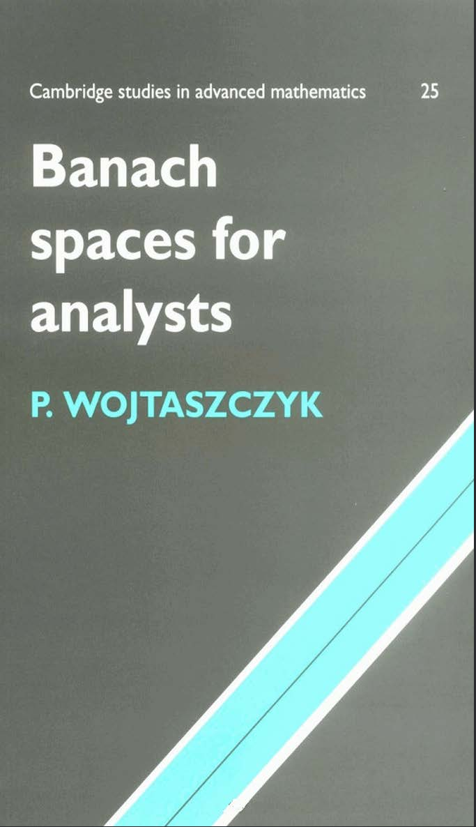 Banach Spaces for Analysts book cover